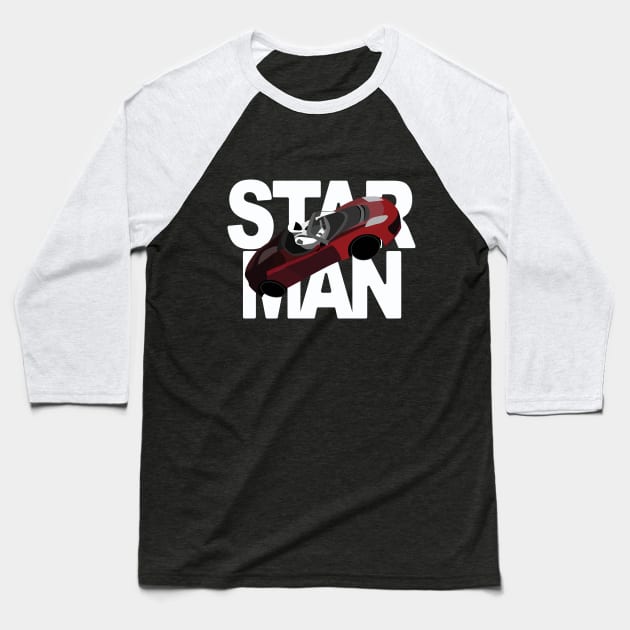 Starman Baseball T-Shirt by jessawaid